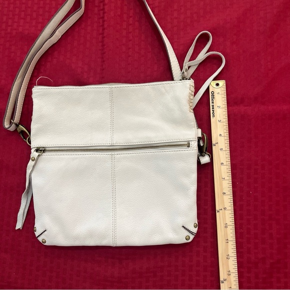 Lucky Brand Off white Crossbody Bag Genuine Leather - Picture 6 of 9